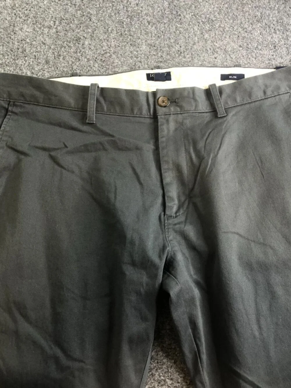 J. Crew Pants Mens 38x32 Straight Slim Comfort Stretch Casual Flex Cotton